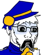 1soyjaks award awardsan clothes glasses hat no_background stubble subvariant:doctos uniform variant:soyak white_skin // 800x1035 // 60.5KB