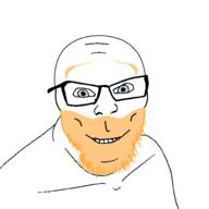 a10_eyes blue_eyes glasses happy looking_at_viewer looking_at_you smile smirk subvariant:feralaryan template trend:aryan variant:feraljak yellow_beard yellow_hair // 1500x1500 // 39.6KB