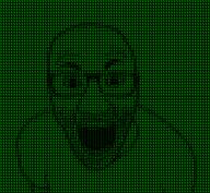 arm ascii clothes glasses green matrix open_mouth soyjak stubble tshirt variant:el_perro_rabioso // 960x884 // 75.6KB