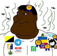 amphibian anarcho-capitalism award badge black_skin bug cannabis closed_mouth cs2 csgo fly frog hello_my_name_is_(sticker) hohol i_can't_sleep_(cartoon) manjora_linux mate:self_inserted_as_mexiaryan_award nas:pepe nia_(character) nigger nigger_weed norway norway_flag pepe_the_frog shroom soyjak_forum stinky subvariant:mexiaryan telegram text tho420(namefag) tho420(user) ukraine ukrainian_flag variant:meximutt variant:soyak weed // 886x872 // 169.8KB