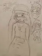 artist:mochiedollie blush chibi cute drawfag drawing fnf_pedo girl glasses meta:tagme sketch subvariant:chudplier variant:chudjak variant:markiplier_soyjak variant:soytan // 3072x4096 // 394.0KB