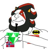 Warrior-Z(user) batman chaos chaos_emerald chaos_gemerald iraq norway shadow_the_hedgehog subvariant:mexiaryan variant:meximutt // 886x910 // 107.3KB