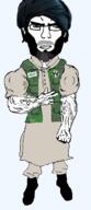 afghanistan amerimutt beard chud islam kaffir military muslims shahada subvariant:chudjak_front subvariant:unbotheredchud taliban turban variant:chudjak // 549x1268 // 185.6KB