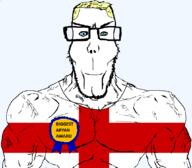 aryan award beard blond blue_eyes buff england flag:england glasses hair muscles subvariant:euroaryan subvariant:euromutt subvariant:muscular_chud transparent_background variant:chudjak variant:markiplier_soyjak // 1059x929 // 55.2KB