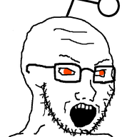 angry antenna glasses open_mouth orange_eyes reddit soyjak stubble variant:soyak // 753x960 // 29.4KB