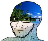animated beach ext=gif fast glasses palm_tree sea smug stubble tropical variant:soyak white_background // 724x611 // 982.3KB