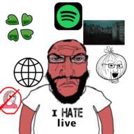 4chan beard depression hair hate live soybooru spotify subvariant:science_lover text variant:markiplier_soyjak // 1280x1280 // 1.0MB