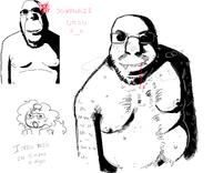 acne art blood body_hair bow drawfag drawgod drawing half_body meta:op_took_a_selfie_of_xerself microsoft_paint naked panting pink_bow pink_text redraw reference shadow sketch standing subvariant:hornyson sweating teeth_showing text variant:cobson // 2428x1968 // 1007.5KB