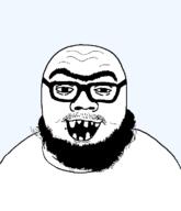 bald crooked_teeth glasses mustache open_mouth template thick_eyebrows transparent_background ugly variant:bapjak // 587x682 // 10.5KB