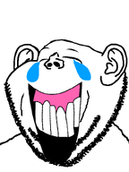 closed_eyes emoticon geg gums happy joy kek laughing open_mouth smile stubble teeth transparent_background variant:impish_soyak_ears 😂 // 598x800 // 17.1KB