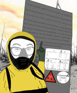 body finger glasses glove mask masked nuclear nuclear_semiotics nuclear_waste plaque radiation trefoil variant:abortion_lover warning warning_sign yellow // 794x960 // 436.7KB