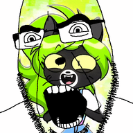 animal animated cat glasses rocky_rakoon sexy_poodle stubble variant:cobson // 600x597 // 1.7MB