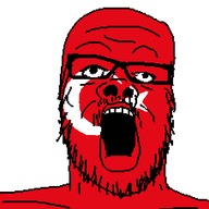 country flag flag:turkiye glasses mustache open_mouth palindrome_get soyjak stubble turkiye variant:a24_slowburn_soyjak // 454x494 // 14.0KB