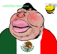 allergy bee bug flag:mexico mexico red_eyes red_skin swollen_face tear variant:impish_soyak_ears variant:meximutt // 888x849 // 383.8KB