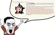 alunya crying glasses leakage leaking niggerbabble nose open_mouth pol_(soyjak_party) swastika text variant:chudjak // 3800x2400 // 2.4MB