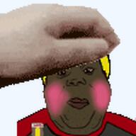 all_soyteens_look_like_this animated anti_sharty blond blush brown_skin ext=gif eyelashes fat hair hand i_need_a_spaking medal meta:leaky nate nate_higger's_distant_cousin_(cape_rrackers) nusoicaca petting shartycuck shitskin soycuck subvariant:hunky_twink_sex_machine variant:alicia yellow_hair // 112x112 // 27.3KB
