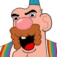 angry cartoon_network clothes hat pink_nose uncle_grandpa variant:cobson // 721x720 // 106.0KB