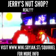 arm beach black_squirrel chair dance drawn_background earrape full_body glasses hand jerry's_bait_shop multiple_soyjaks open_mouth subvariant:feralsquirrel sun text variant:feraljak video // 480x480, 15.9s // 1.1MB