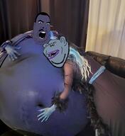 2soyjaks amerimutt angry blue_skin blueberry_inflation ear hair inflation_fetish meta:pornographic_content mustache open_mouth orlin soyjak stubble subvariant:impish_amerimutt variant:cobson variant:impish_soyak_ears // 1267x1381 // 1.3MB