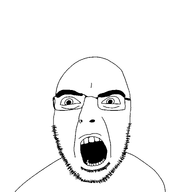 angry eyebrows glasses mouth_open nose stubble variant:cobson white_background // 2048x2048 // 149.0KB