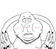 ass biting_lip blush excited eyelashes front huge_ass lips lipstick looking_up meximutt mexishart nails obese peace_sign subvariant:mexiwhore teeth template thong variant:meximutt // 1208x1059 // 39.1KB