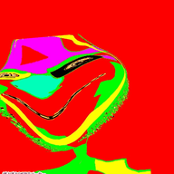 animated bloodshot_eyes deformed glasses poyopoyo poyunpoyun smile soyjak stubble trend:colorjak variant:cobson // 382x400 // 1.5MB