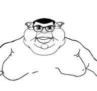 closed_mouth ear fat fixed glasses hair lips mutt series:muttverse subvariant:branigger template variant:brandon variant:meximutt // 1674x1582 // 37.9KB