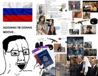 adidas ak-47 car clothes communism escape_from_tarkov flag gas_mask glasses gun hair hammer_and_sickle hand hat holding_object irl_background meta:tagme open_mouth orthodox_church passport pistol remove_kebab russia soyjak stalker teeth text variant:chudjak vodka // 3000x2335 // 8.1MB