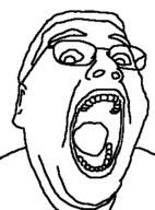 bernd_schmidt ear glasses hair open_mouth redraw soyjak variant:gapejak // 241x327 // 20.4KB