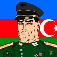 azerbaijan clothes collar_tabs flag legion military_uniform nazism necktie officer_cap subvariant:perceptive_chud variant:chudjak world_war_2 // 799x799 // 133.3KB