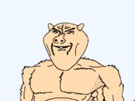 buck_teeth buff closed_mouth furry smile smug soyjak variant:impish_soyak_ears // 800x600 // 19.6KB