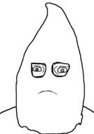 clothes glasses hood kkk ku_klux_klan mask soyjak variant:volcanojak // 677x965 // 5.0KB