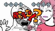 animated arrow beard daddy's_girl disgusted female femjak friday_night_funkin' glasses hand hands_up open_mouth pink_hair redraw sound soyjak stubble sweating text variant:excited_soyjak video video_game wojak // 1280x720, 140.6s // 37.2MB