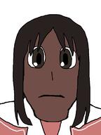 anime anime_eyes anime_female azumanga_daioh black black_skin brown_eyes brown_hair closed_mouth clothes female hair kasuga_ayumu long_hair neutral nigger school_uniform subvariant:female_markiplier subvariant:neutralplier variant:markiplier_soyjak // 600x800 // 32.1KB