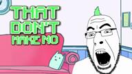 animated cent clock couch dime eyebrows frame frown glasses head laughing mouth_closed mouth_open nose penny photograph pillow plant stubble talking teen_titans teen_titans_go teeth text variant:cobson video wall // 1280x720, 2.5s // 2.9MB