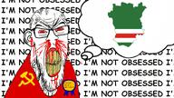 angry award blood bloodshot_eyes chechnya clenched_teeth communism country ear flag:chechnya flag:ichkeria hammer hammer_and_sickle ichkeria sickle soyjak subvariant:feralrage text thought_bubble variant:feraljak yellow_teeth // 1920x1080 // 1.3MB