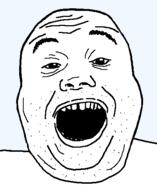 hair looking_at_you open_mouth soyjak stubble teeth template transparent_background variant:alicia // 418x511 // 23.7KB