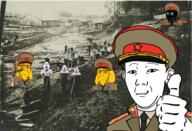 animal closed_mouth clothes collar_tabs communism dog ear epaulettes firearm flag glasses glowing_eyes gun hammer_and_sickle hand hat inverted irl janny kgb kuz large_eyebrows military_uniform multiple_soyjaks necktie open_mouth purple_hair smile smirk smug soviet_army_uniform soviet_union soyjak star stretched_mouth stubble thougher thumbs_up tongue tranny trаnnу uniform variant:bernd variant:carterjak variant:kuzjak variant:soyak yellow_teeth // 3989x2715 // 8.4MB