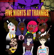 multiple_soyjaks tranny troon variant:chudjak variant:cobson variant:gapejak vitiligo // 2682x2696 // 988.3KB