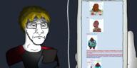 Astrofene_(namefag) Warrior-Z(user) glasses meta meta:tagme namefag_drama namefags nate sadness soybooru stubble variant:meximutt variant:soyak // 1000x500 // 261.0KB