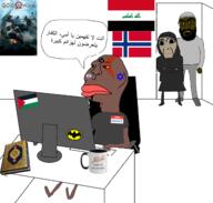 Warrior-Z(user) batman father flag:iraq flag:norway flag:palestine god_of_war islam judaism kratos mother mug quran star_of_david subvariant:brazilmutt subvariant:hornyson subvariant:tetojak variant:chudjak variant:cobson variant:meximutt // 2250x2144 // 1.5MB