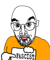 ear faggot fascism glasses holding_object leftist lips paper pointing sign soyboy stubble variant:unknown // 543x648 // 80.0KB