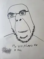 bald cobson_face drawing eyebrows glasses hwabagson nose school sketch smile stubble teeth variant:cobson whiteboard // 4000x3000 // 2.2MB