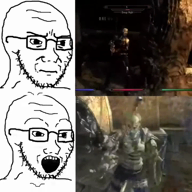 2soyjaks animated dunmer fire frown glasses magic ordinator_(morrowind) place_japan shield soyjak stubble sword the_elder_scrolls the_elder_scrolls_iii:_morrowind the_elder_scrolls_v:_skyrim thing_japanese v_(4chan) variant:soyak video_game // 720x720, 8.2s // 2.0MB