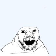 big_nose disproportionate distorted edited modified open_mouth scaled short_nose subvariant:jared ugly variant:feraljak // 1024x1024 // 35.8KB