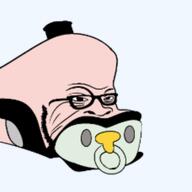 baba babyjak beard caca cacaborea choo_choo dada glasses nuvariant pacifier pink_skin stubble teeth teeth_showing train variant:trainjak // 2048x2048 // 836.6KB