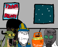 1488 angry animated black_skin blood bomb charlotte_fosgate clothes ear excited explosion eyes eyes_closed hand laughing ligger lizard mask nigger penis reptile space space_station_13 ss13 station subvariant:waow swastika terrorism text transgender_flag variant:a24_slowburn_soyjak variant:chud variant:gapejak variant:soyak video_game window // 452x363 // 223.1KB