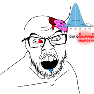 blood bloodshot_eyes brain drool iq iq_bell_curve iq_chart retard trend:your_iq variant:feraljak // 1500x1500 // 134.4KB