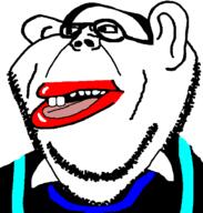 age_regression backpack buck_teeth clothes glasses mutt open_mouth pedophile red_lips smartschoolboy9 stubble subvariant:impish_amerimutt tongue variant:impish_soyak_ears white_skin // 598x628 // 14.4KB