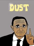 animated big_ears big_nose clothes dust funny glasses hair necktie pointing short_hair stubble suit suit_and_tie text variant:thirtyfivejak watch // 480x640 // 484.6KB